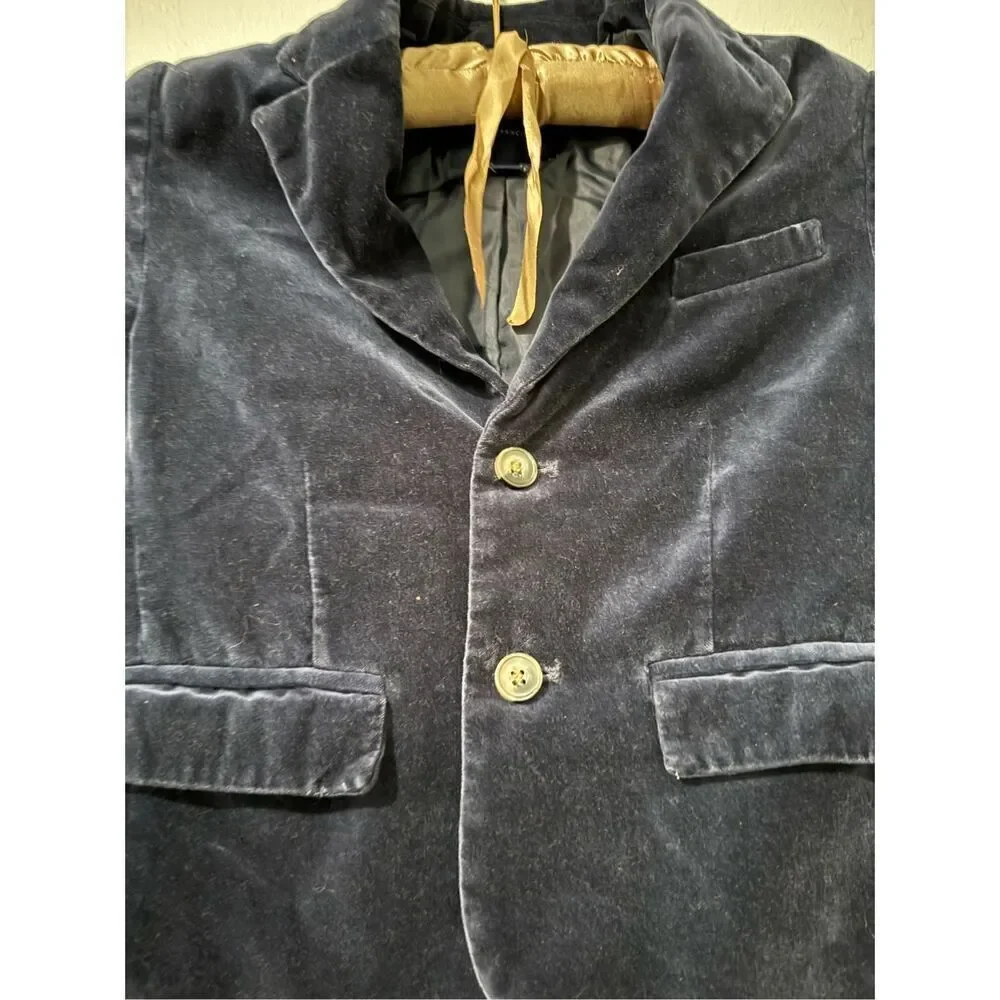 Janie and Jack blue velvet boys The velvet party blazer 6